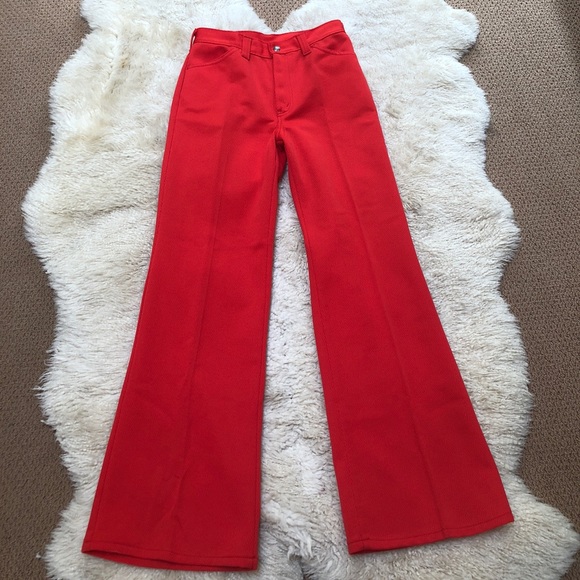 Levi's Pants - Rare Vintage Levi’s Straruss &co Sf cal. red pants